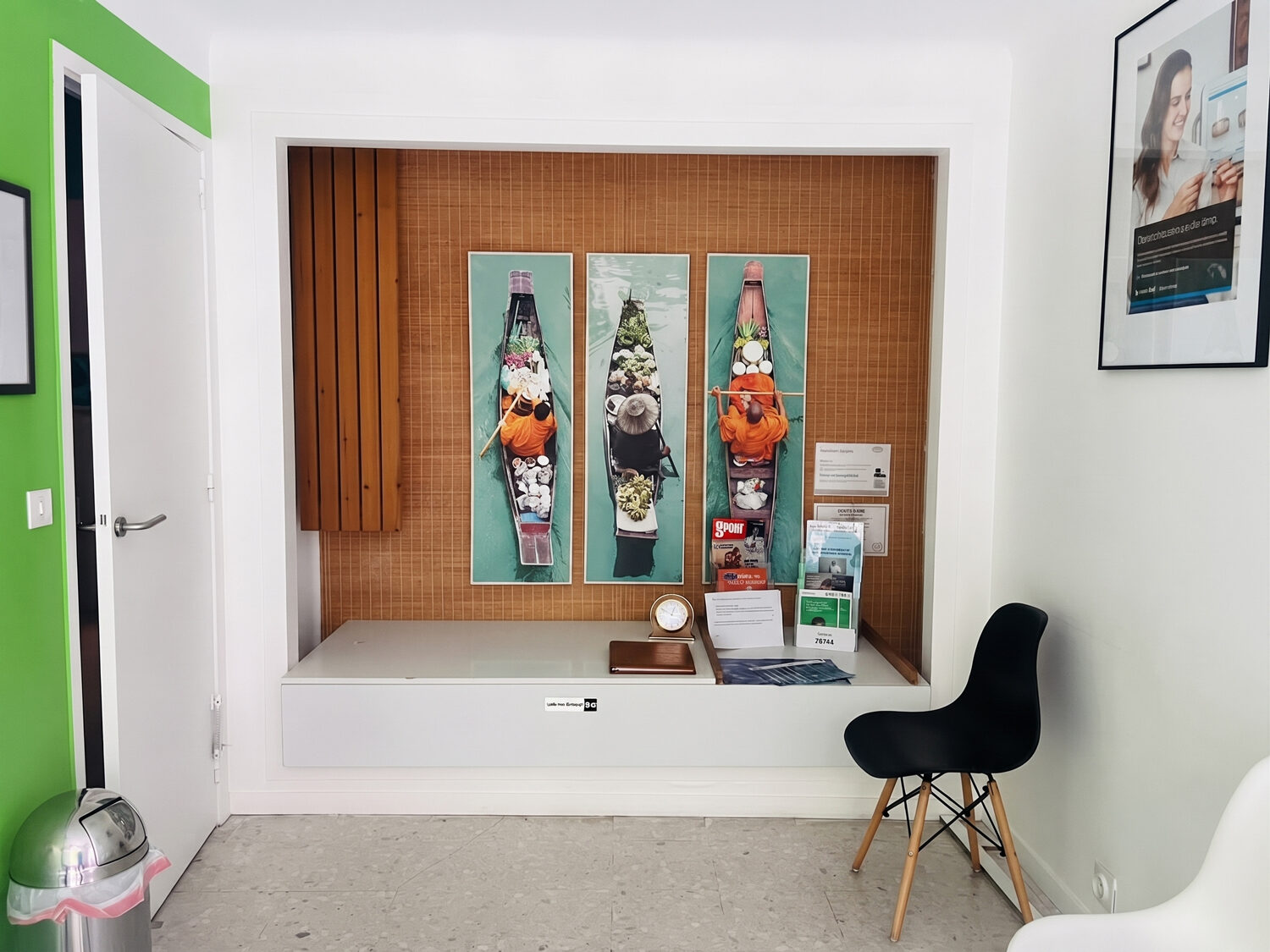 Espace d'accueil du cabinet dentaire du Dr Kobeissi